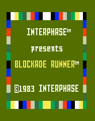 Blockade Runner Title Screen